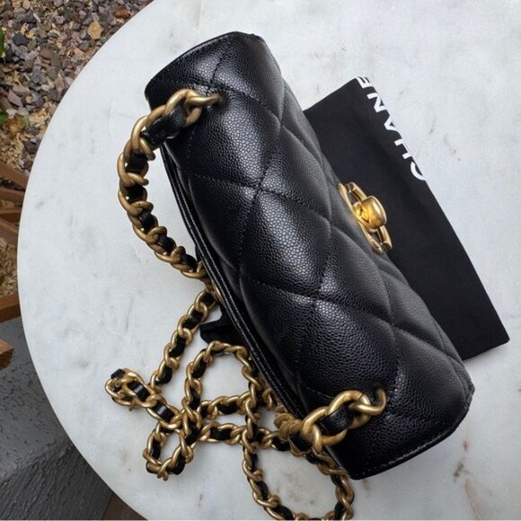 Chanel Shiny Caviar Quilted Small Single Flap - Picture 7 of 15